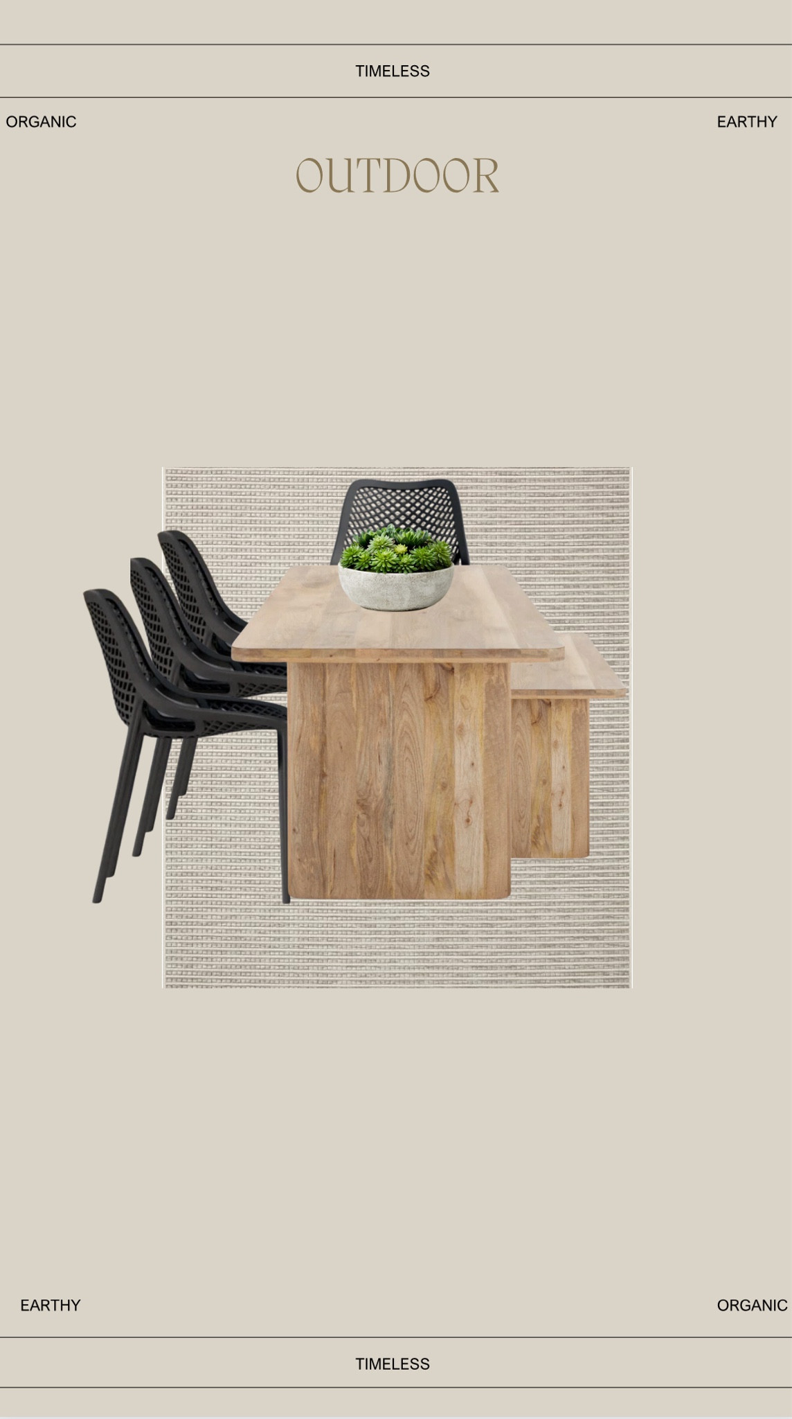 Outdoor dining set 🤎

Outdoor, outdoor dining, outdoor table, outdoor chairs, chairs, table, area rug, outdoor, backyard, patio 

#LTKhome #LTKstyletip #LTKSeasonal