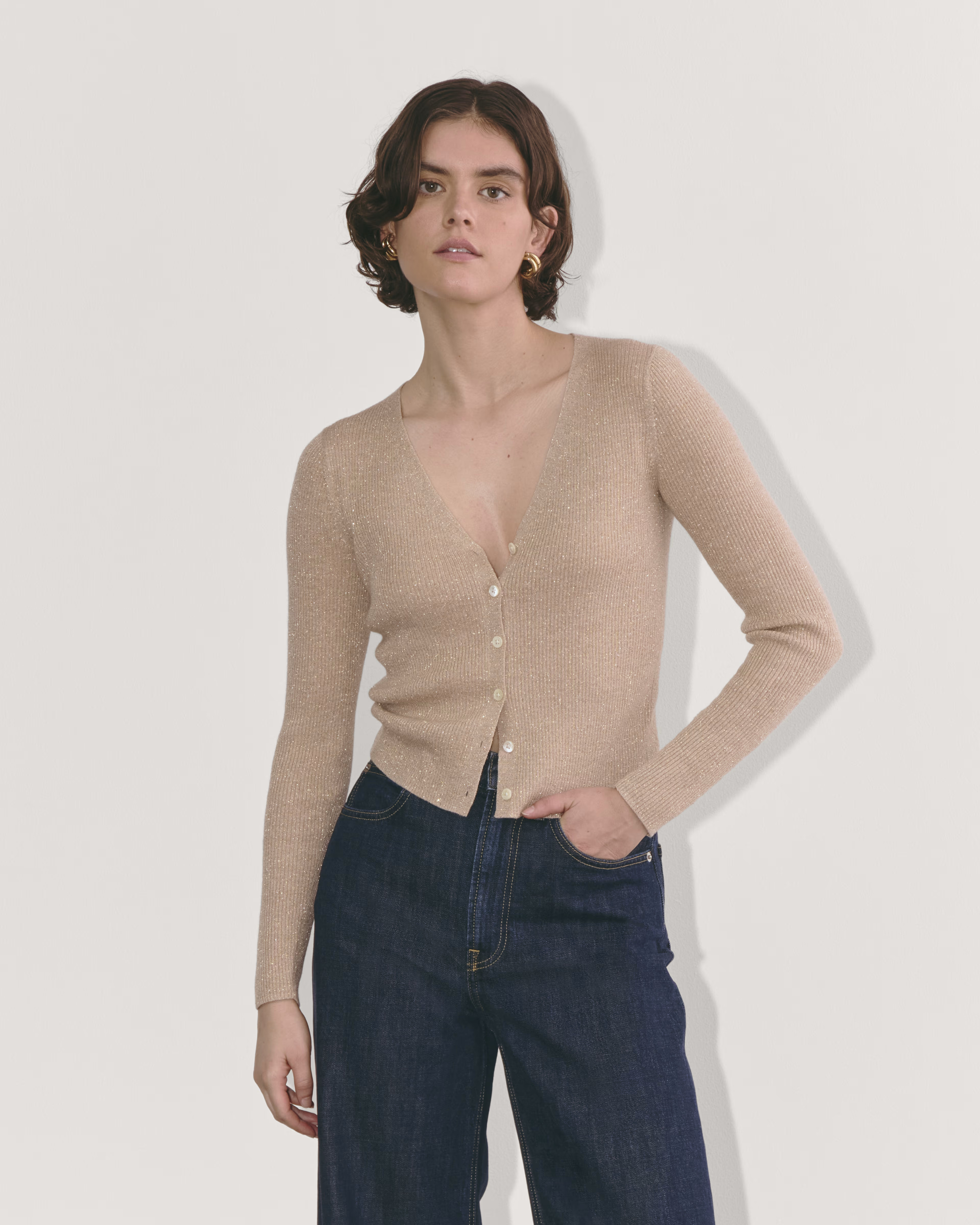 The Cardigan in Lurex Merino | Everlane