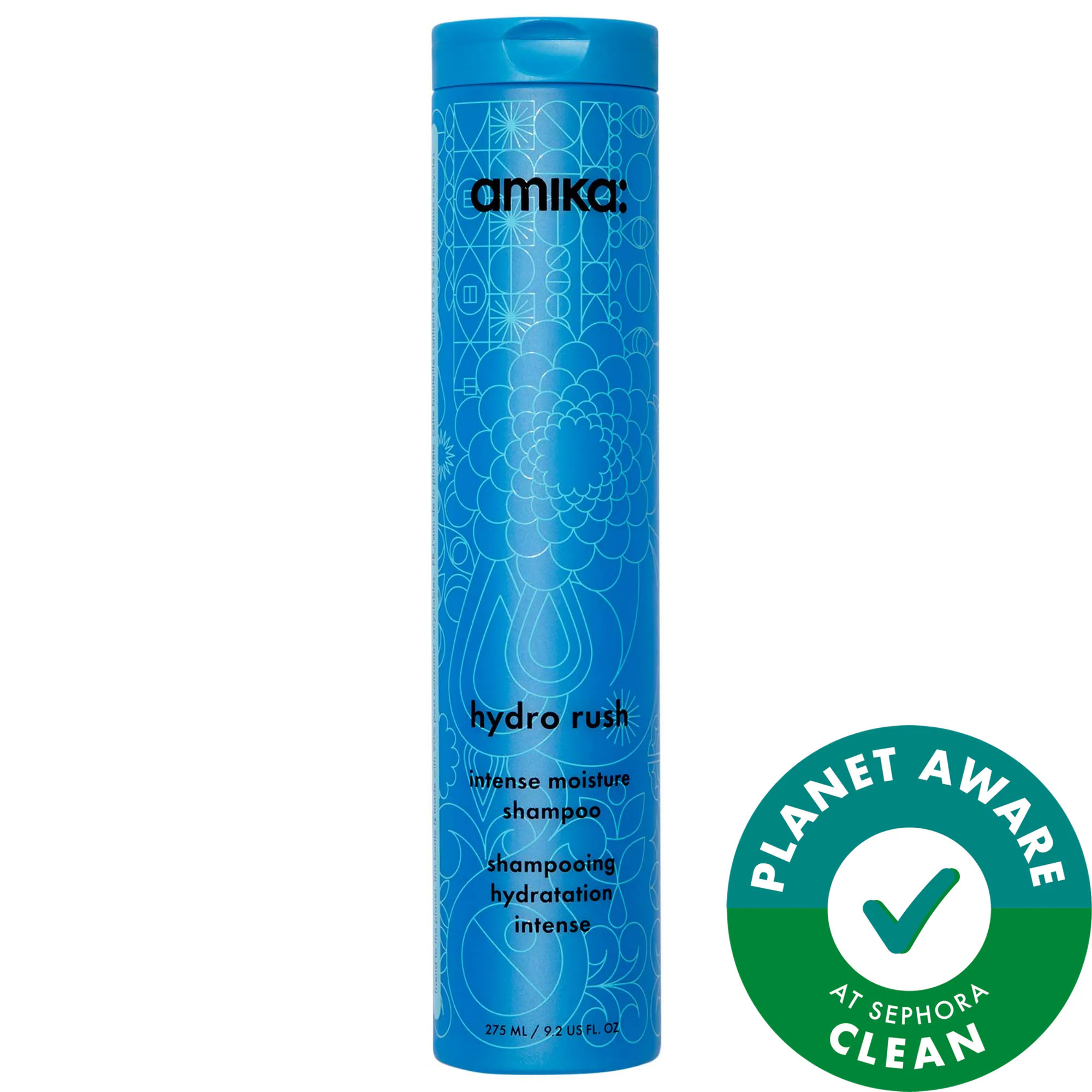 amika Hydro Rush Intense Moisture Shampoo with Hyaluronic Acid 9.2 oz / 275 mL | Sephora (US)