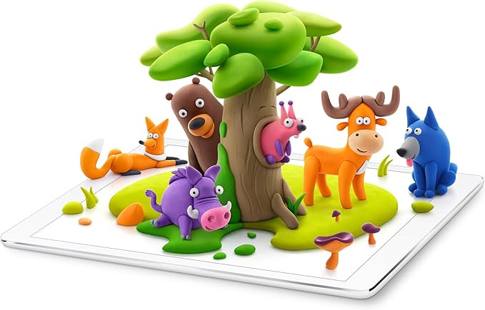 Fat Brain Toys Hey Clay Forest Animals - Clay Kit with Interactive App, Kids & Tweens | Amazon (US)