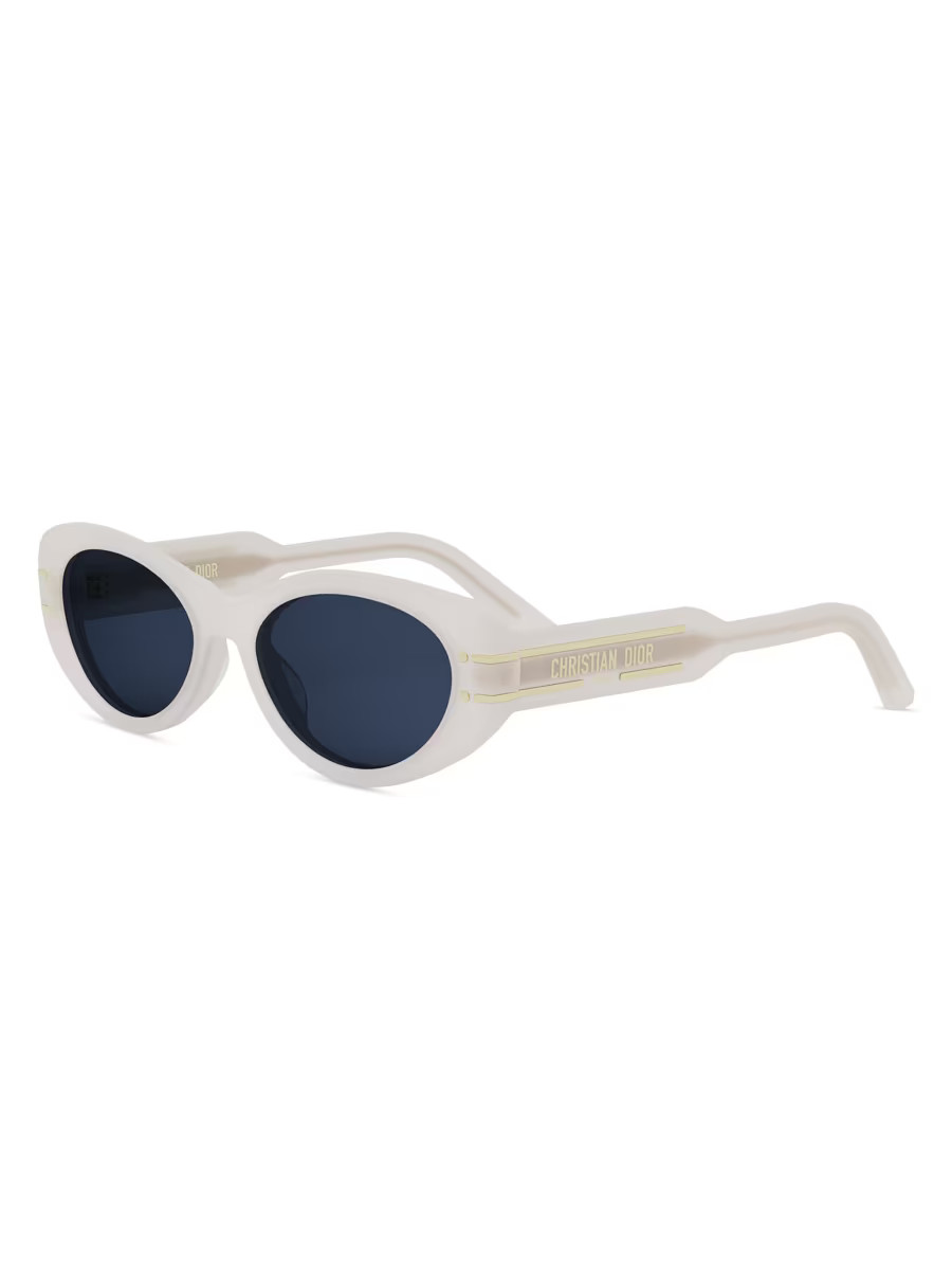 DiorSignature B8U 53MM Butterfly Sunglasses | Saks Fifth Avenue