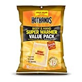 HotHands Body & Hand Super Warmers - Long Lasting Natural Odorless Air Activated Warmers - Up to 18 Hours of Heat - 10 Individual Warmers | Amazon (US)
