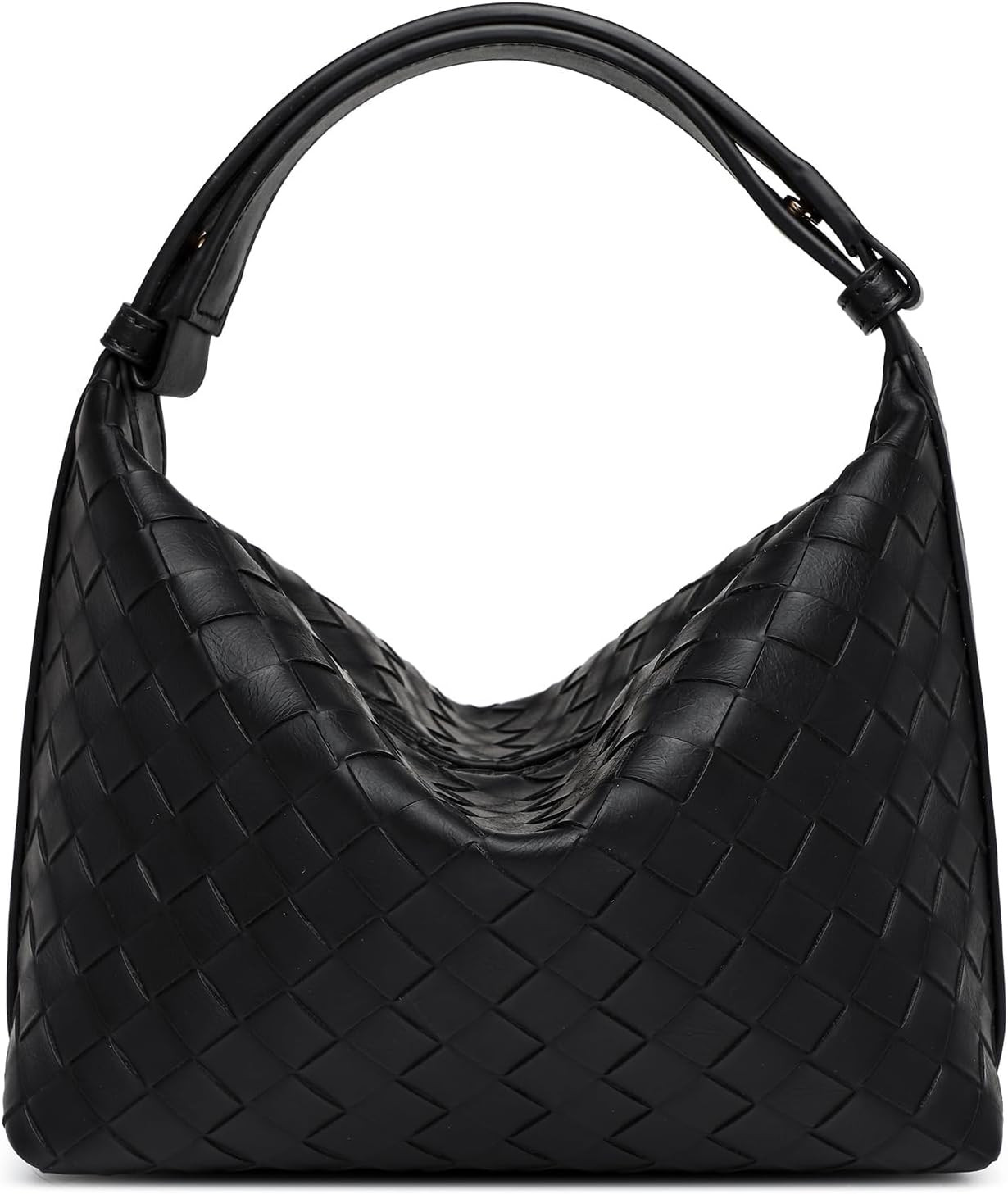 Woven Bags Vegan Leather Shoulder Bag Trendy Woven Handbag Handmade Purses for Women | Amazon (CA)