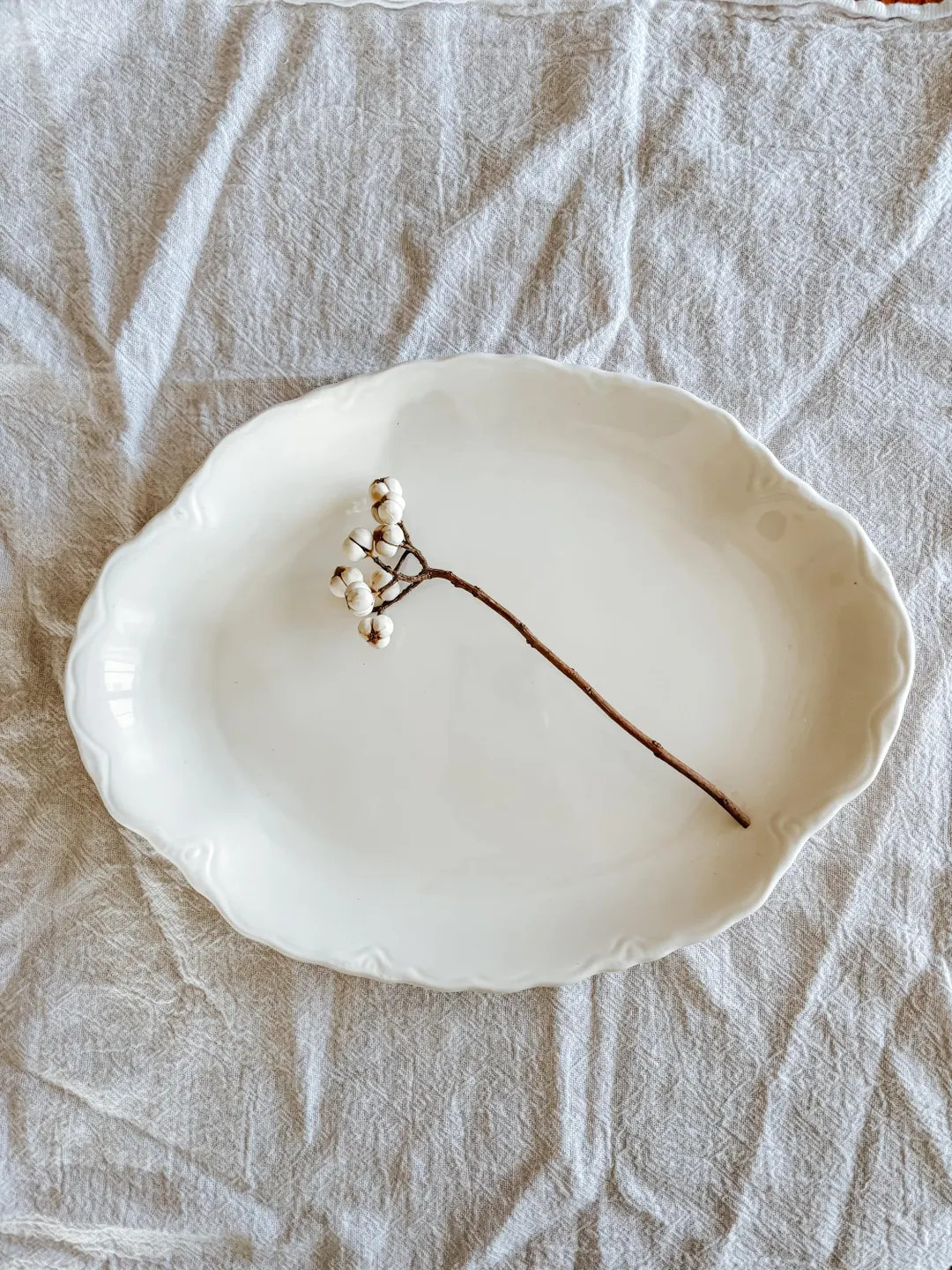 Vintage Ironstone Platter, Large Scio Ransom Pattern, 11 1/2" X 9", 1940's China - Etsy | Etsy (US)