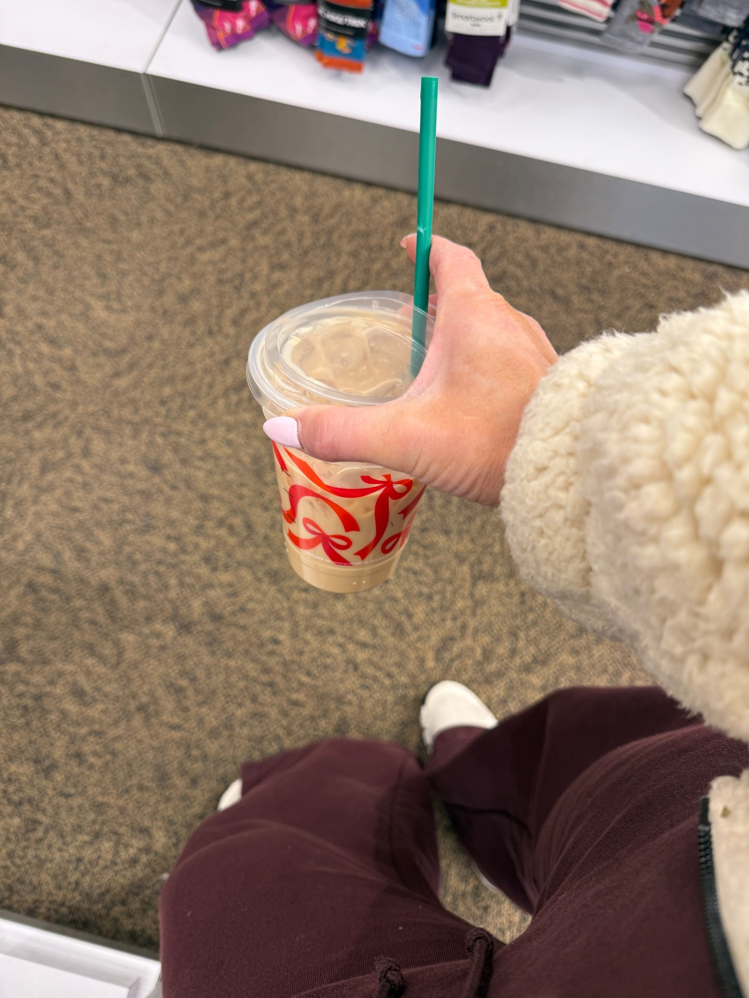 Travel days call for an iced latte. These sweats are my go to. I love that they are high waisted!

#LTKTravel #LTKootd #LTKdayinmylife
