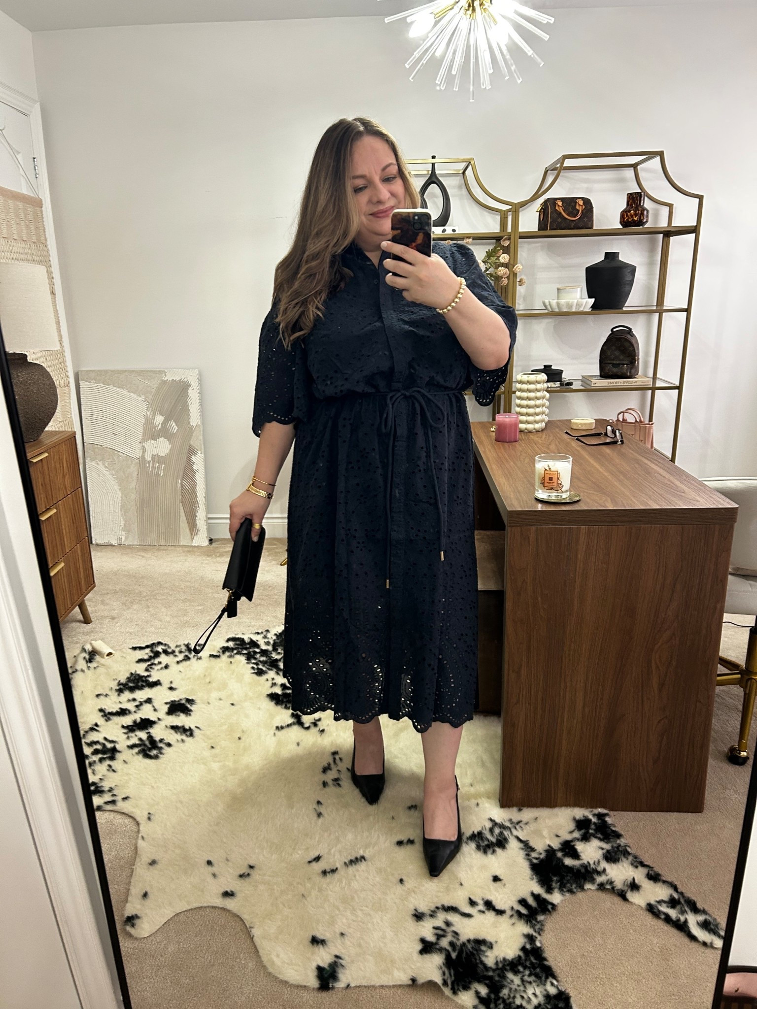 This eyelet dress in navy is gorgeous! On sale now! Perfect for spring and summer! 

#LTKHome #LTKOver40 #LTKSeasonal