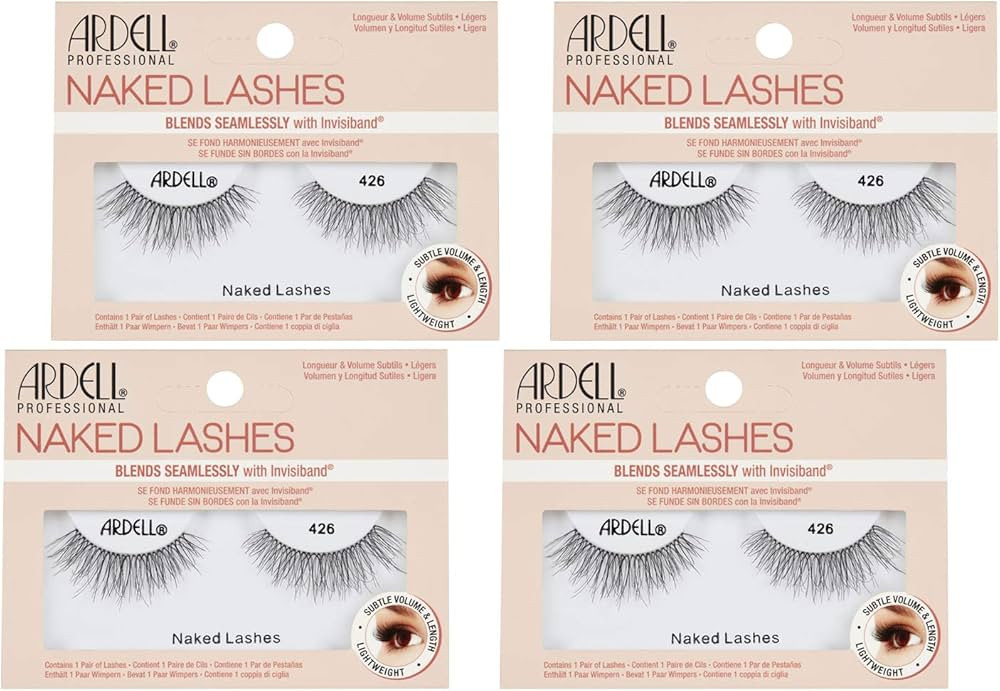 Ardell Strip Lashes Naked Lashes 426 with Invisiband, 4 pairs | Amazon (US)