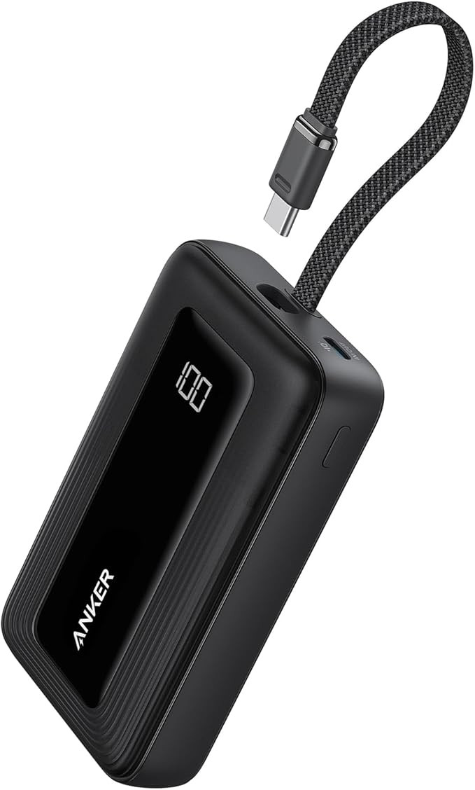 Anker Portable Charger, 10,000mAh 30W Power Bank, USB-C in and Out Fast Charging Battery Pack, Tr... | Amazon (US)