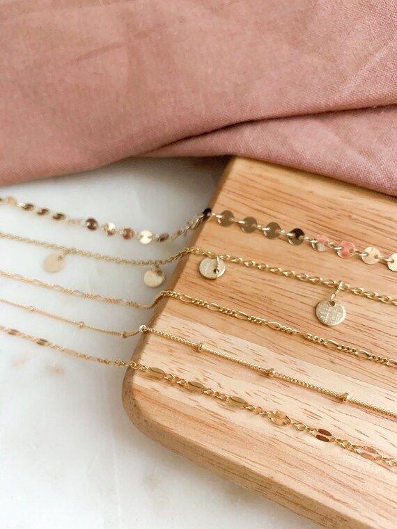 Dainty Gold Filled Bracelets | Stacking Bracelets | Layering Bracelets | Adjustable bracelets | G... | Etsy (US)