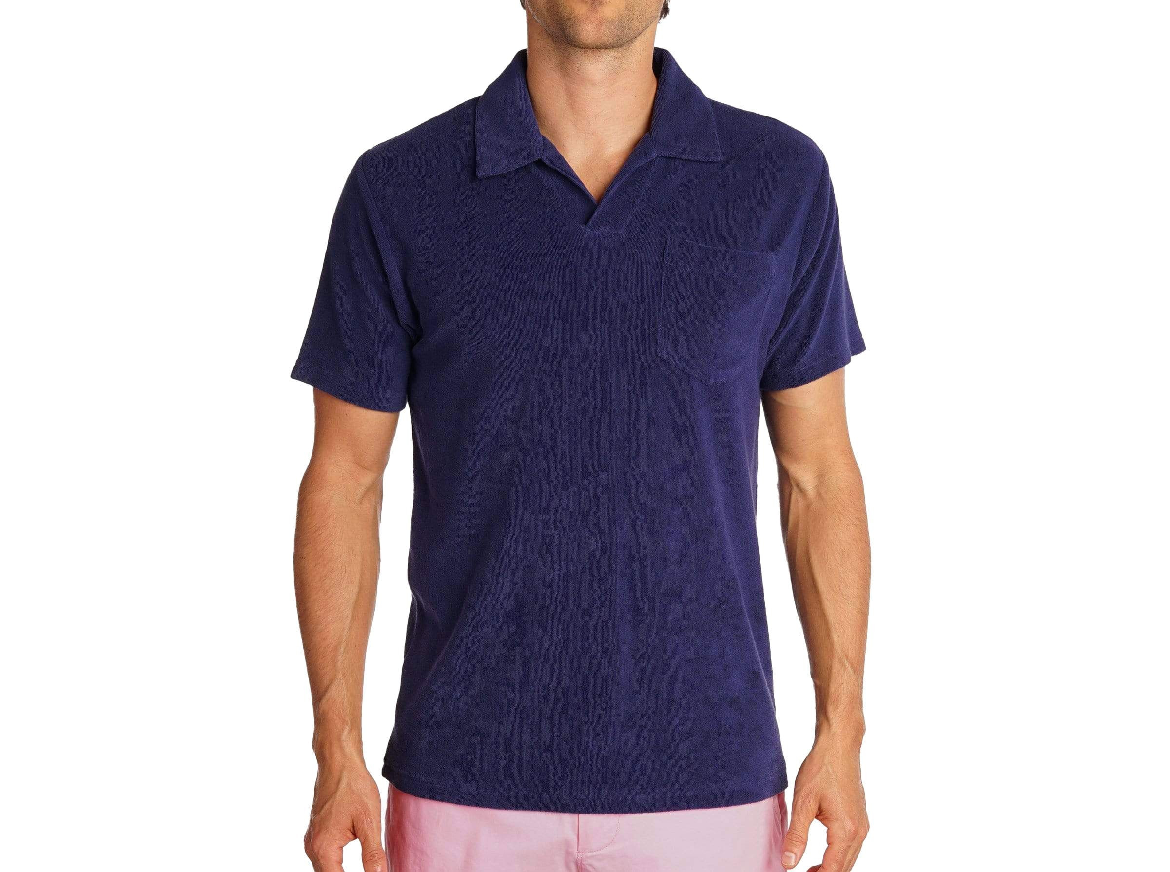Terrycloth Polo - Navy | Criquet Apparel