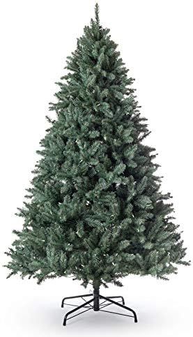 KING OF CHRISTMAS 7 Foot Tribeca Blue Spruce Artificial Christmas Tree Unlit | Amazon (US)