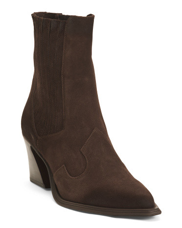 Made In Italy Suede Boots | TJ Maxx