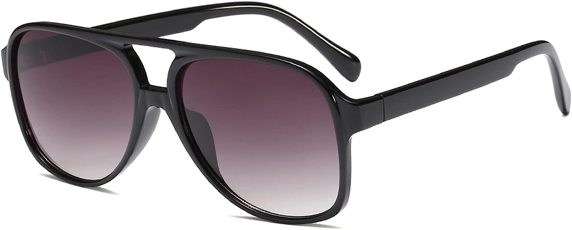 Amazon.com: YDAOWKN Classic Vintage Aviator Sunglasses for Women Men Large Frame Retro 70s Sungla... | Amazon (US)