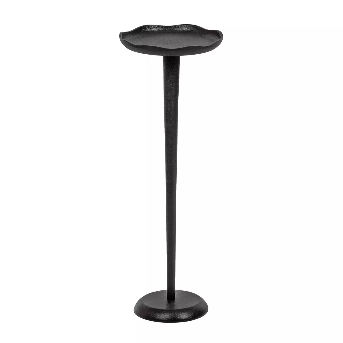 Kate and Laurel Alessia Round Metal Drink Table, 8x8x22, Black | Target