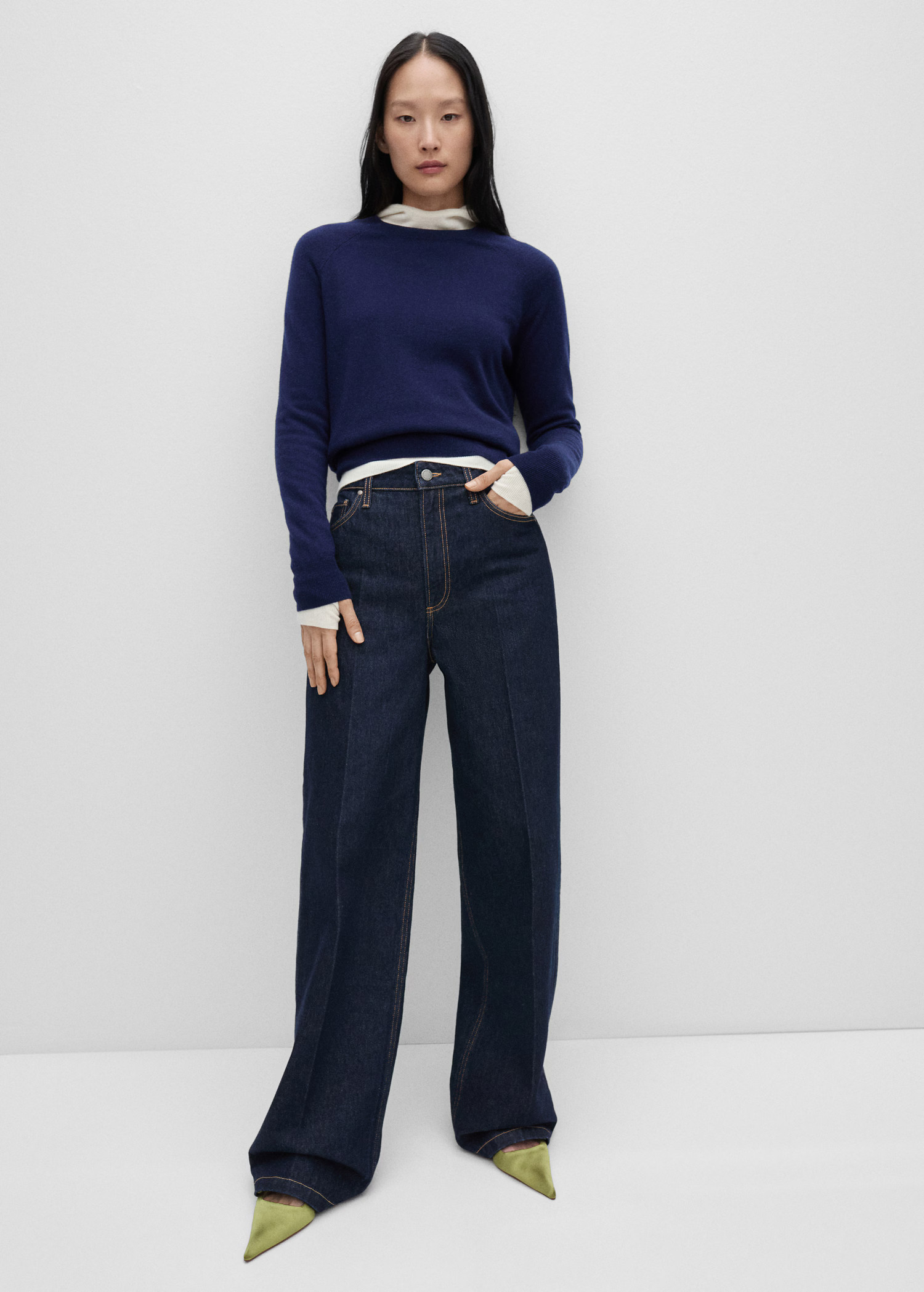 High-waist wideleg jeans - Women | MANGO USA | Mango (US/MX/AU)