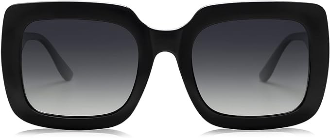 SOJOS Retro Nude Square Polarized Sunglasses for Women Trendy 90s Rectangle Sun Glasses UV400 Sha... | Amazon (US)