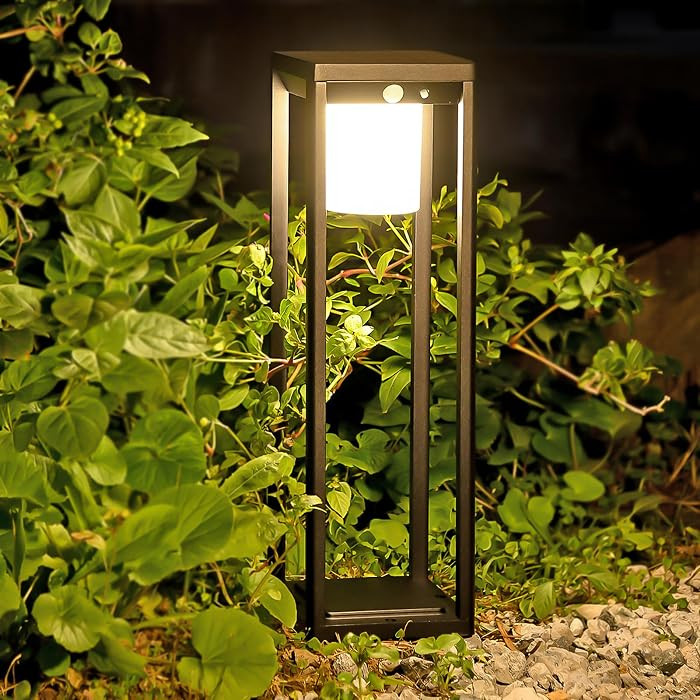 Solar Floor Lamp Outdoor Waterproof, Motion Sensor Pathway Lights | Amazon (US)