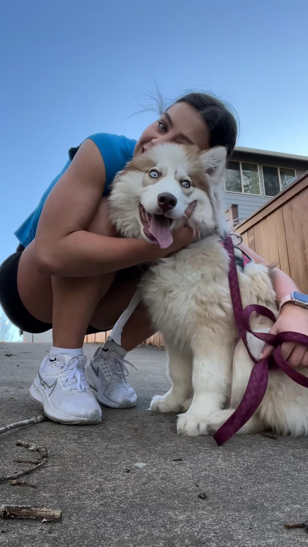 WORKOUT OOTD… featuring the most distracting running buddy ever 🐾🩵

#LTKMostLoved #LTKfitness