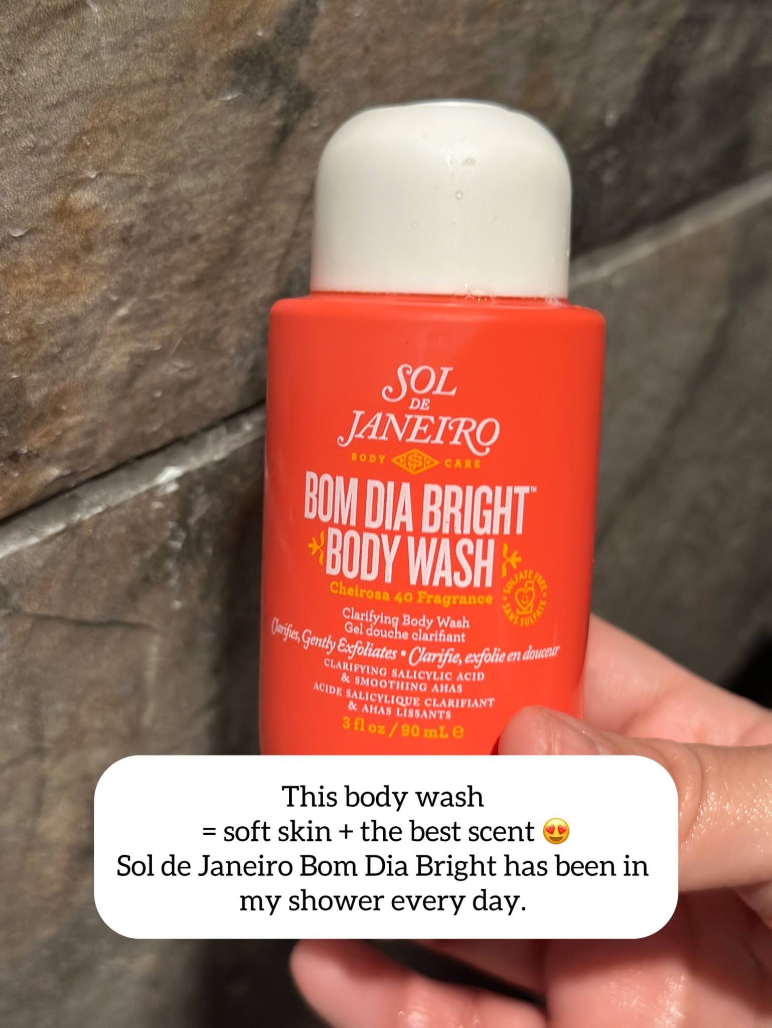 Glow shower routine lately ✨ Loving the Bom Dia Bright Body Wash from Sol de Janeiro — smells amazing and leaves my skin so smooth🤍 @Revolve @Kohl's @ASOS 

#LTKselfcare #LTKgrwm #LTKootd