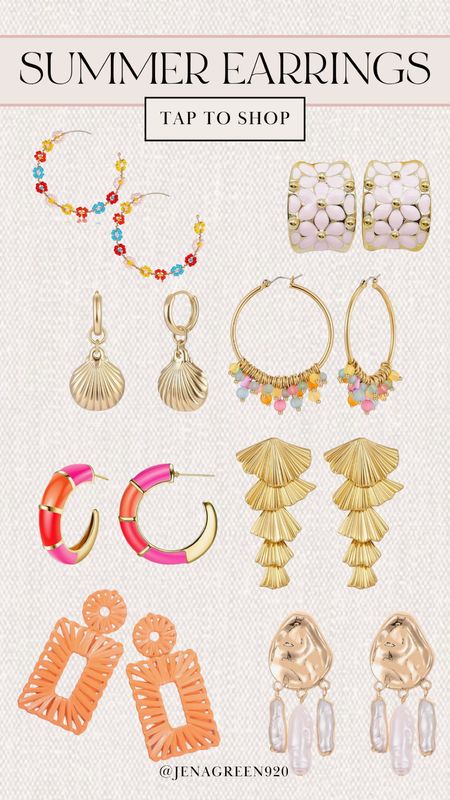 Summer Earrings | Vacation Earrings | Statement Earrings

#LTKFindsUnder50 #LTKStyleTip #LTKSeasonal
