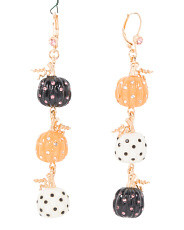 Pumpkin Linear Drop Earrings | Jewelry | Marshalls | Marshalls