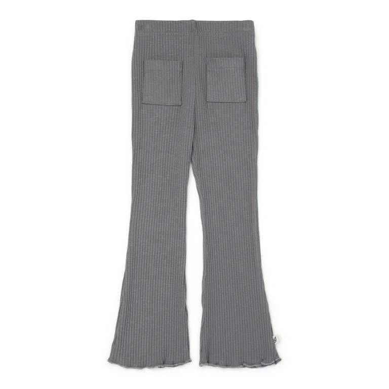 easy-peasy Toddler Girl Rib Flare Leggings, Sizes 18M-5T | Walmart (US)