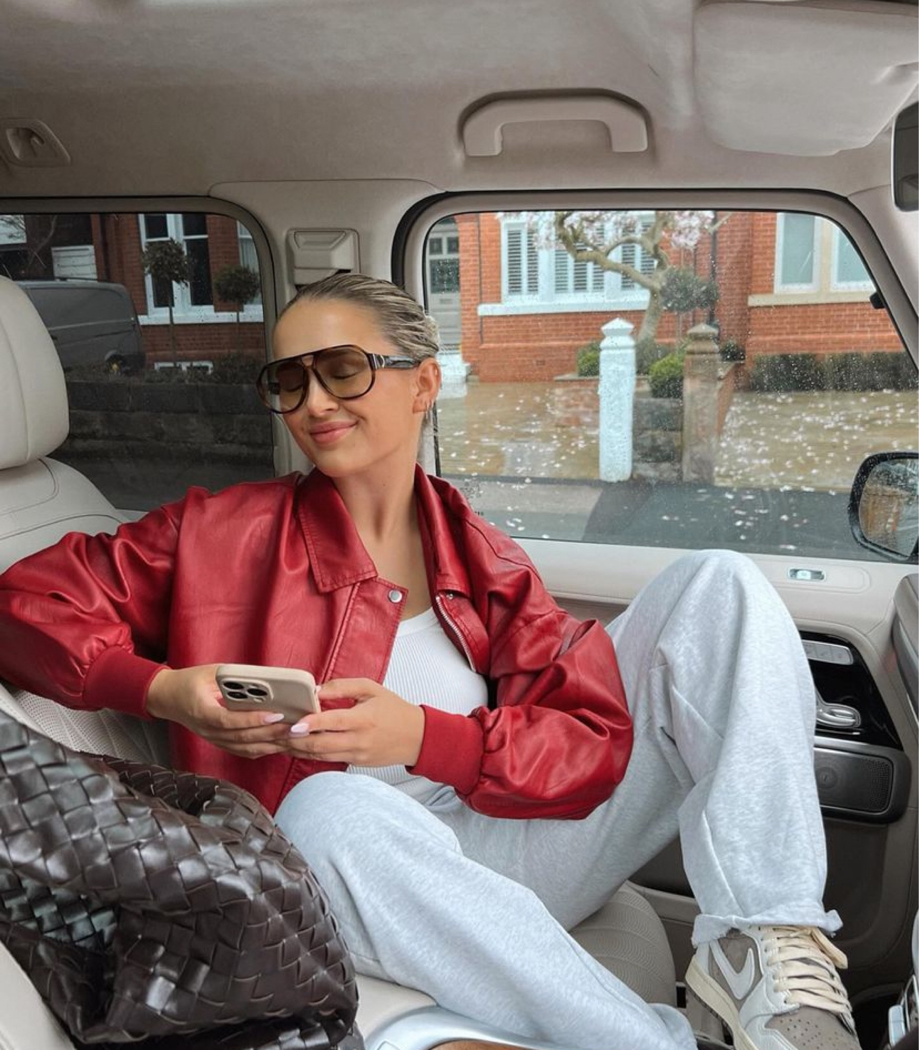 Get the Look @mollymae

Lookbook style steal, get the look, outfit, fashion, spring, celebrity style, 90s, spring fashion, spring outfit, red, red jacket, red fashion, Nike dunks, brown chocolate woven bag, aviator sunglasses, tortoiseshell, 

#LTKeurope #LTKstyletip #LTKshoecrush