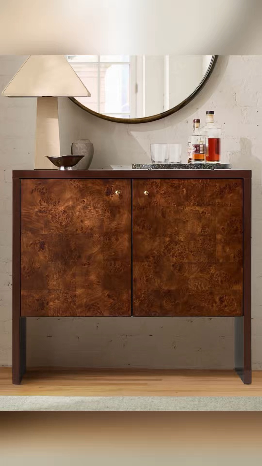 Lacquer & Burl Cabinet (37")
Serves up storage for your bar, entryway, or living room.
Contract Grade, so you know it’s built to last.

🔗https://bit.ly/RBHOUSEWIFE

#LTKHome