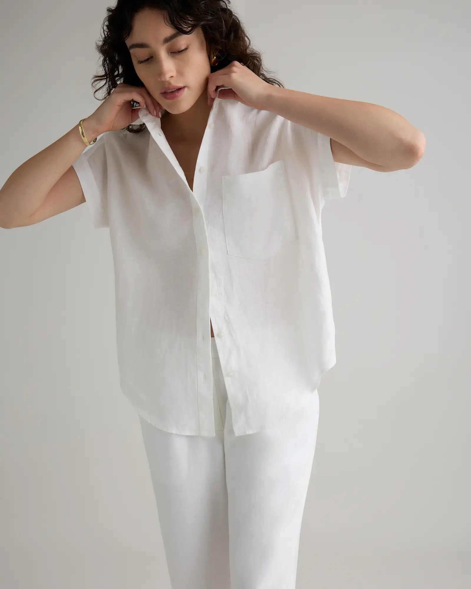 100% European Linen Camp Shirt | Quince
