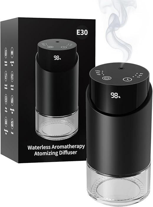 Waterless Essential Oil Diffuser Aromatherapy Scent Diffusers for Home Large Room, Car, Office, D... | Amazon (US)