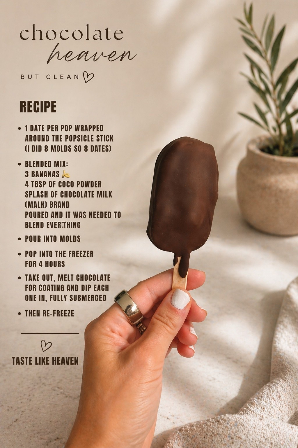 if you’re craving something sweet… make THIS 🤍

I’m not kidding when I say this is actual chocolate heaven but made with clean, simple ingredients

saw the original idea from @mrshollingsworths but I added a little extra + doubled the recipe and it turned out SO good

think: creamy, chocolatey, naturally sweet… and you’d never guess what’s inside

trust me — you’re going to want these on repeat

comment “recipe” and I’ll send you all the deets 🤍



.
.
.
.
.
#cleanrecipes 

#cleandesserts #healthyswaps #momlifeeats #easyrecipes refinedsugarfree

#LTKfoodie