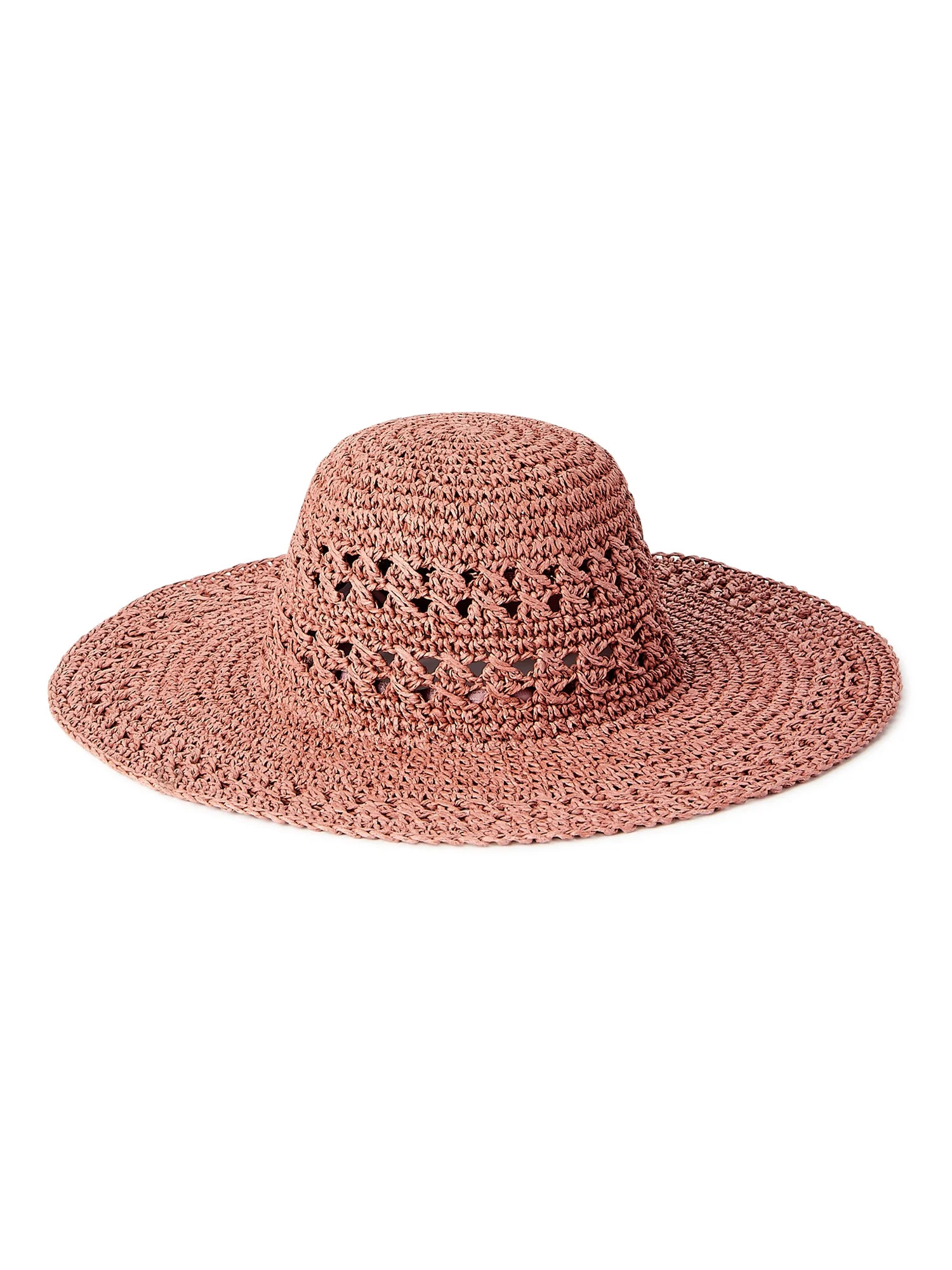 Time And Tru Women's Woven Straw Hat | Walmart (US)