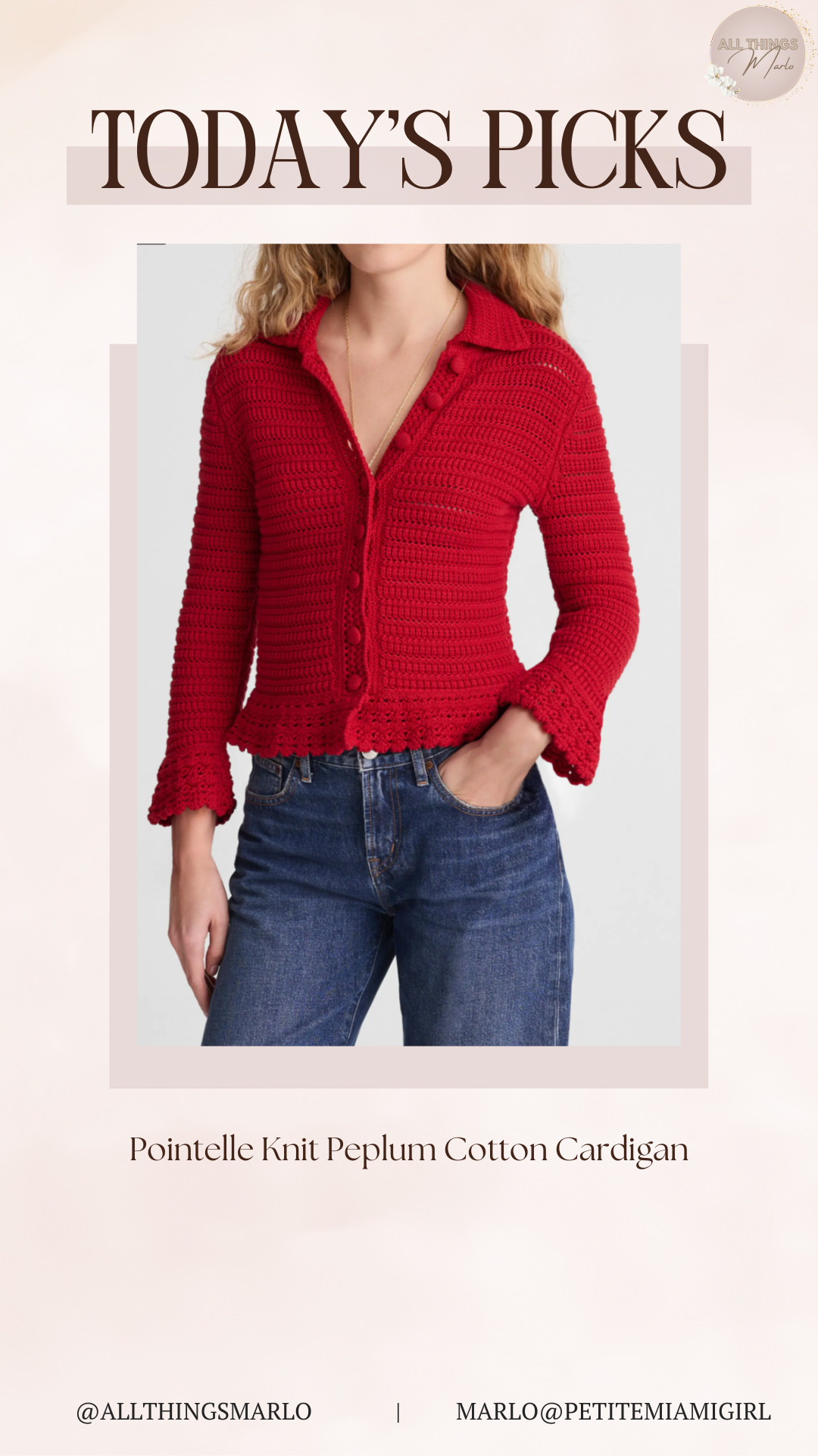 Pointelle Knit Peplum Cotton Cardigan 

 #LTKSeasonal #LTKWorkwear #LTKTravel