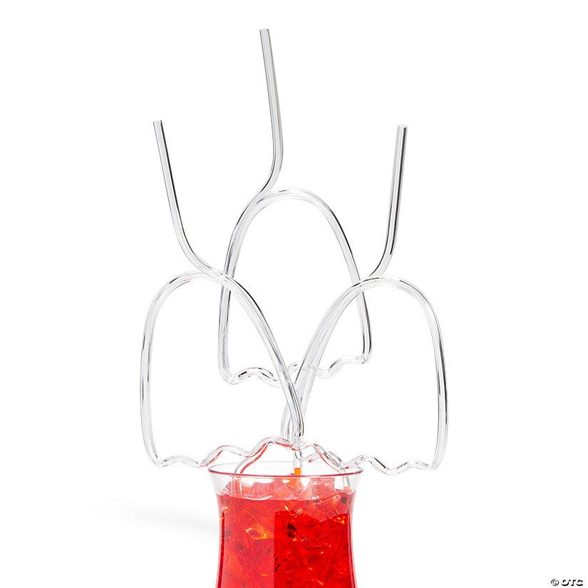 Ghost BPA-Free Plastic Silly Straws - 12 Pc. | Oriental Trading Company