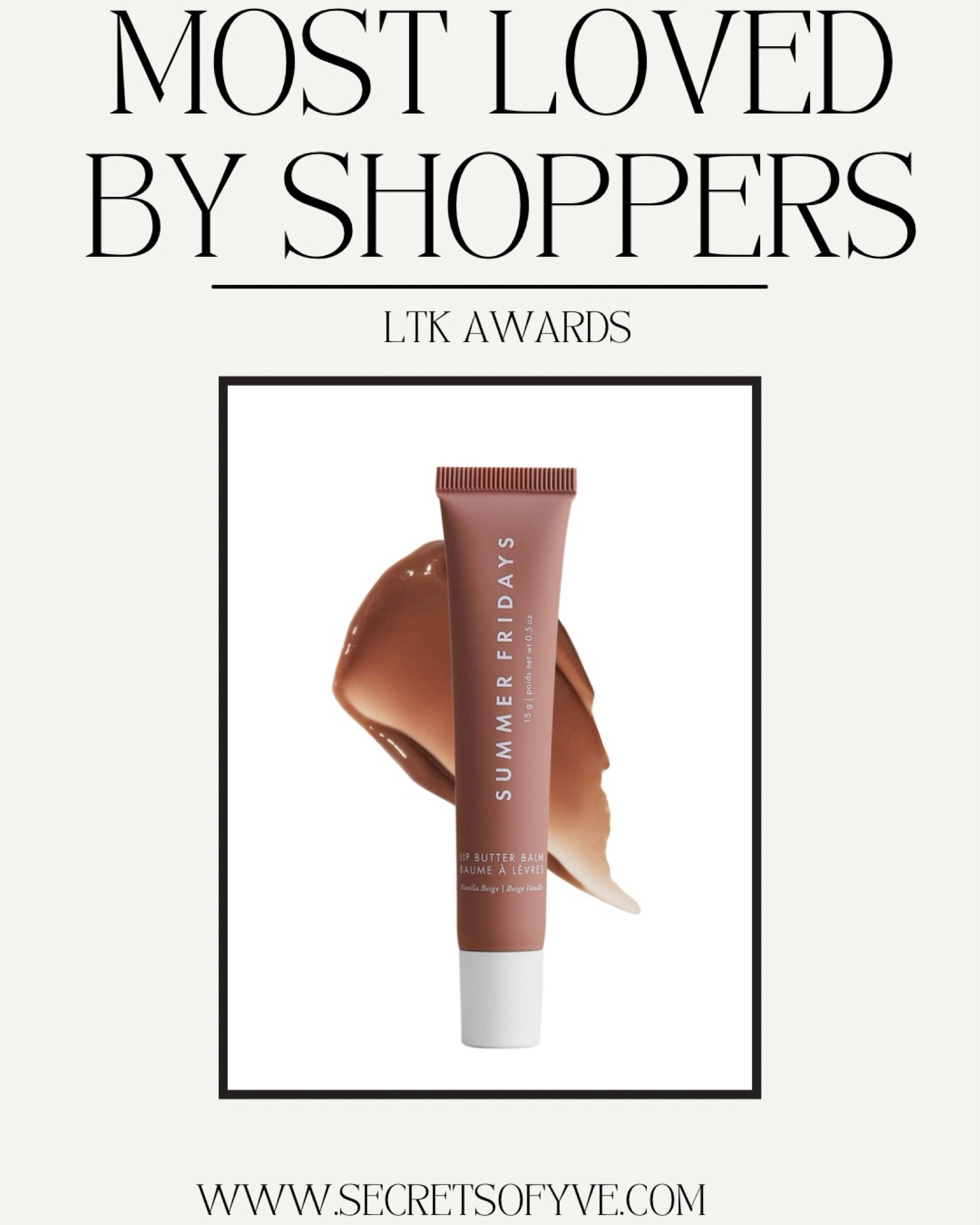 Secretsofyve: This lip butter balm is one of the items most loved by shoppers! 
#Secretsofyve #ltkgiftguide
Always humbled & thankful to have you here.. 
CEO: PATESI Global & PATESIfoundation.org
 #ltkvideo @secretsofyve : where beautiful meets practical, comfy meets style, affordable meets glam with a splash of splurge every now and then. I do LOVE a good sale and combining codes! #ltkstyletip #ltksalealert #ltkholiday #ltkfamily #ltku #ltkfindsunder100 #ltkfindsunder50 #ltkover40 #ltkplussize #ltkmidsize #ltktravel #ltkparties #ltkfestival secretsofyve

#LTKWedding #LTKSeasonal #LTKBeauty