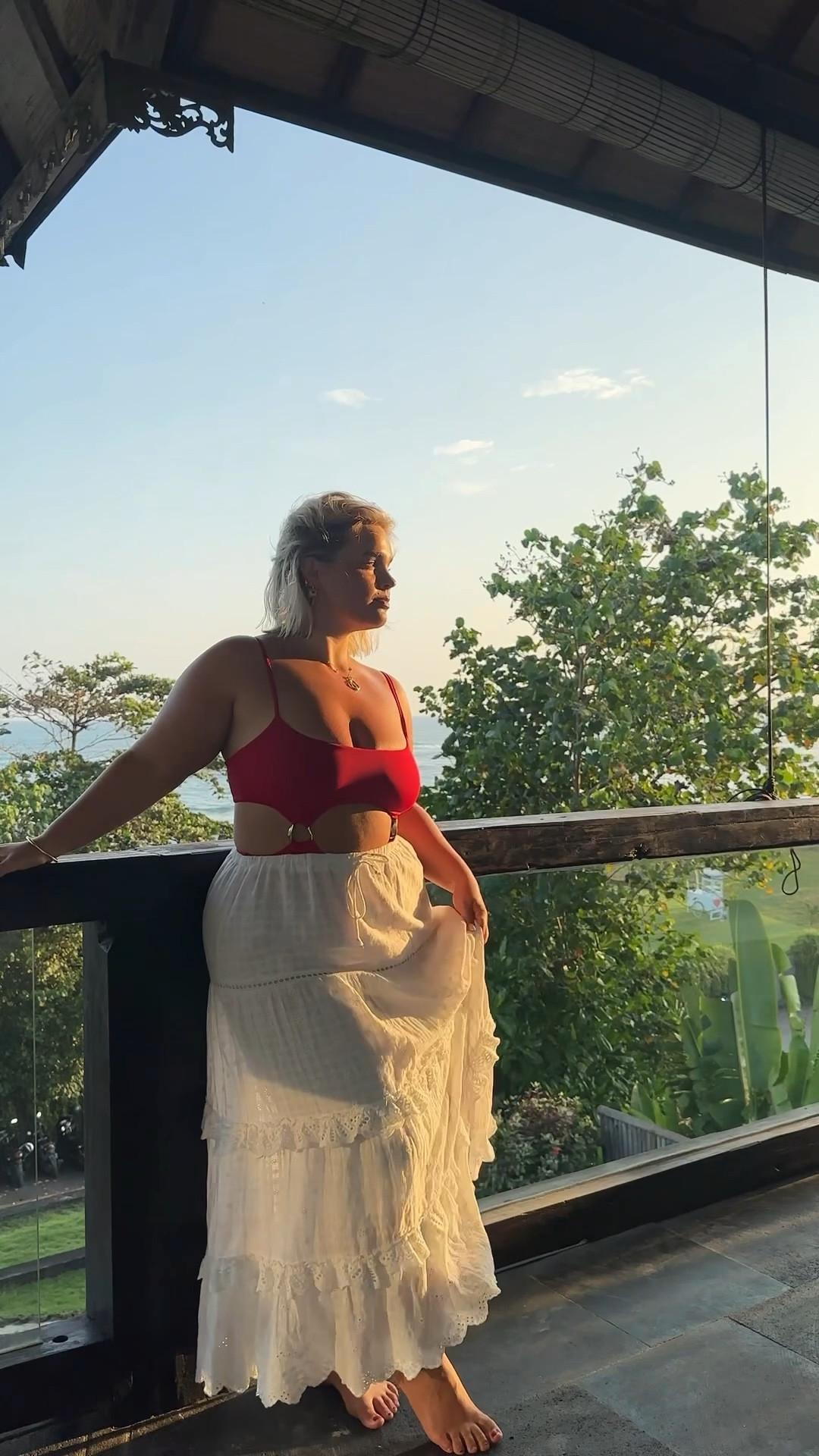 Island girl unlocked. One of my favourite ways to dress when it’s hot is to use a one piece as a top and Chuck on a skirt. This gorg one piece is from riot swim, can’t find the exact but have linked some of their other cool pieces. - wearing size large and the skirt is old ghanda. 

#LTKswimwear #LTKaustralia #LTKplussize