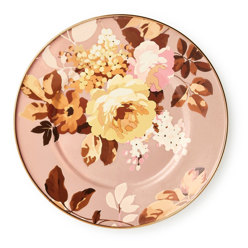Wild Rose Mauve Salad/Dessert Plate | MacKenzie-Childs