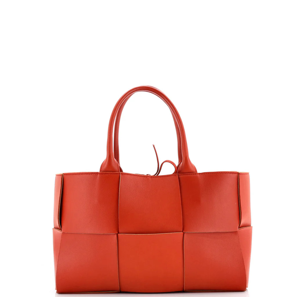 Arco Tote Maxi Intrecciato Leather Small | Rebag
