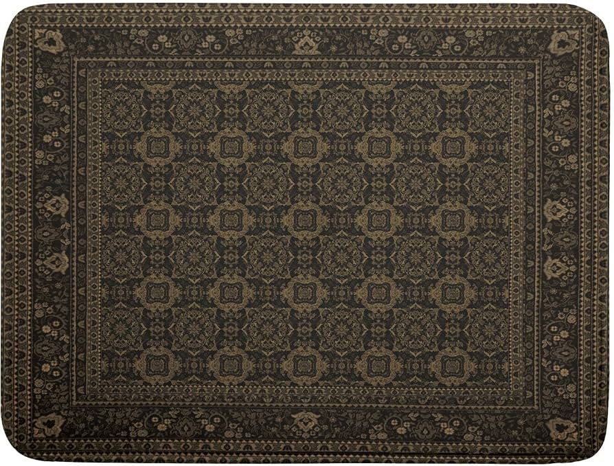 Brown Antique Tabriz Rug Dish Drying Mat for Kitchen Counter,Retro Turkish Vintage Floral Block P... | Amazon (US)