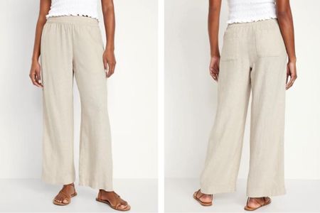 The perfect beach pants. Love how flowy these are, and the color is so pretty! Anyone going on an Italy vacation this summer, because.... 😍 

#LTKfindsunder50 #LTKsalealert #LTKSeasonal