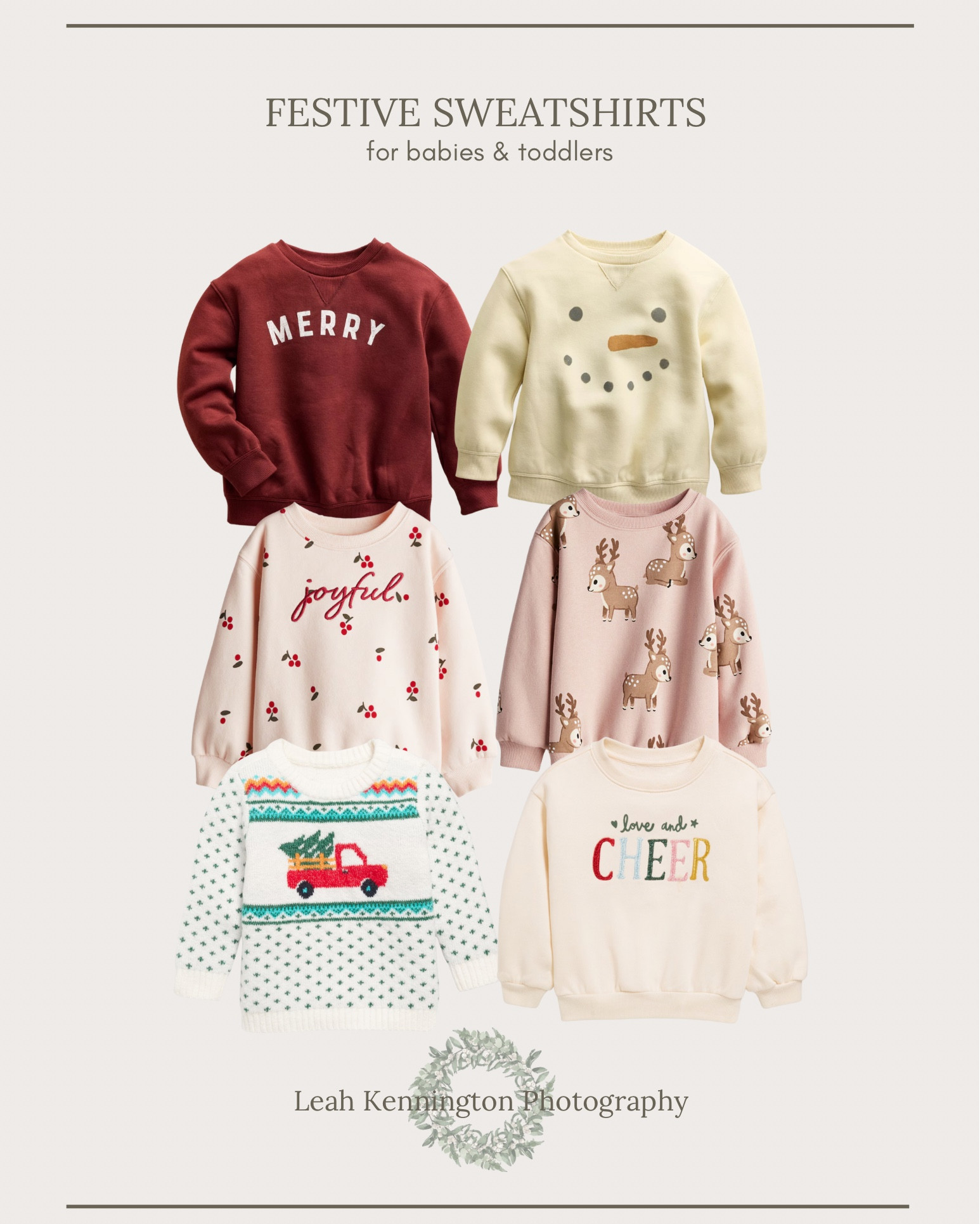 Get snuggly with these festive sweatshirts. 

#LTKKids #LTKBaby #LTKSeasonal