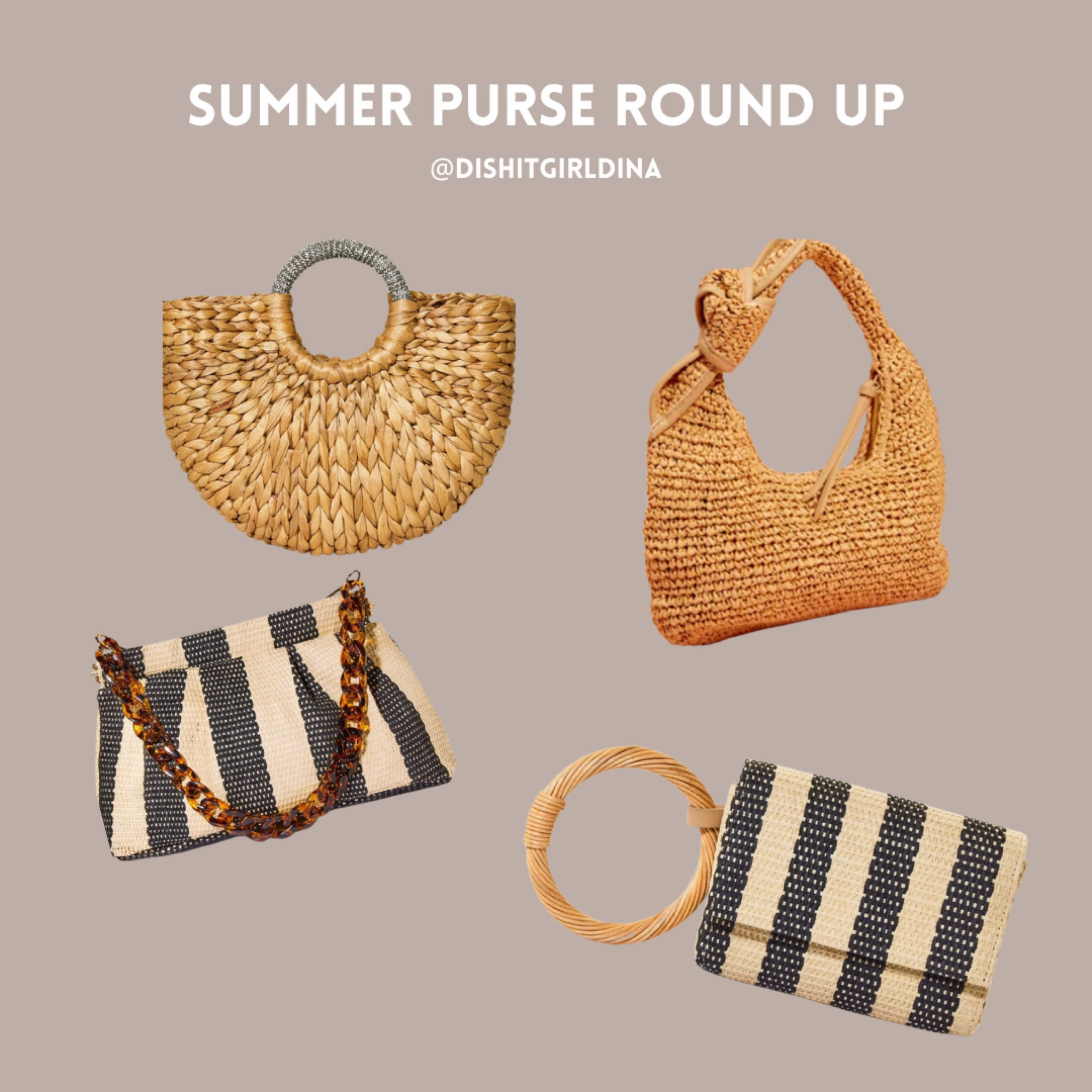 Can you believe 3 of these are from Target ?! I have been using my black and straw clutch every weekend !

#LTKitbag #LTKSeasonal #LTKfindsunder50