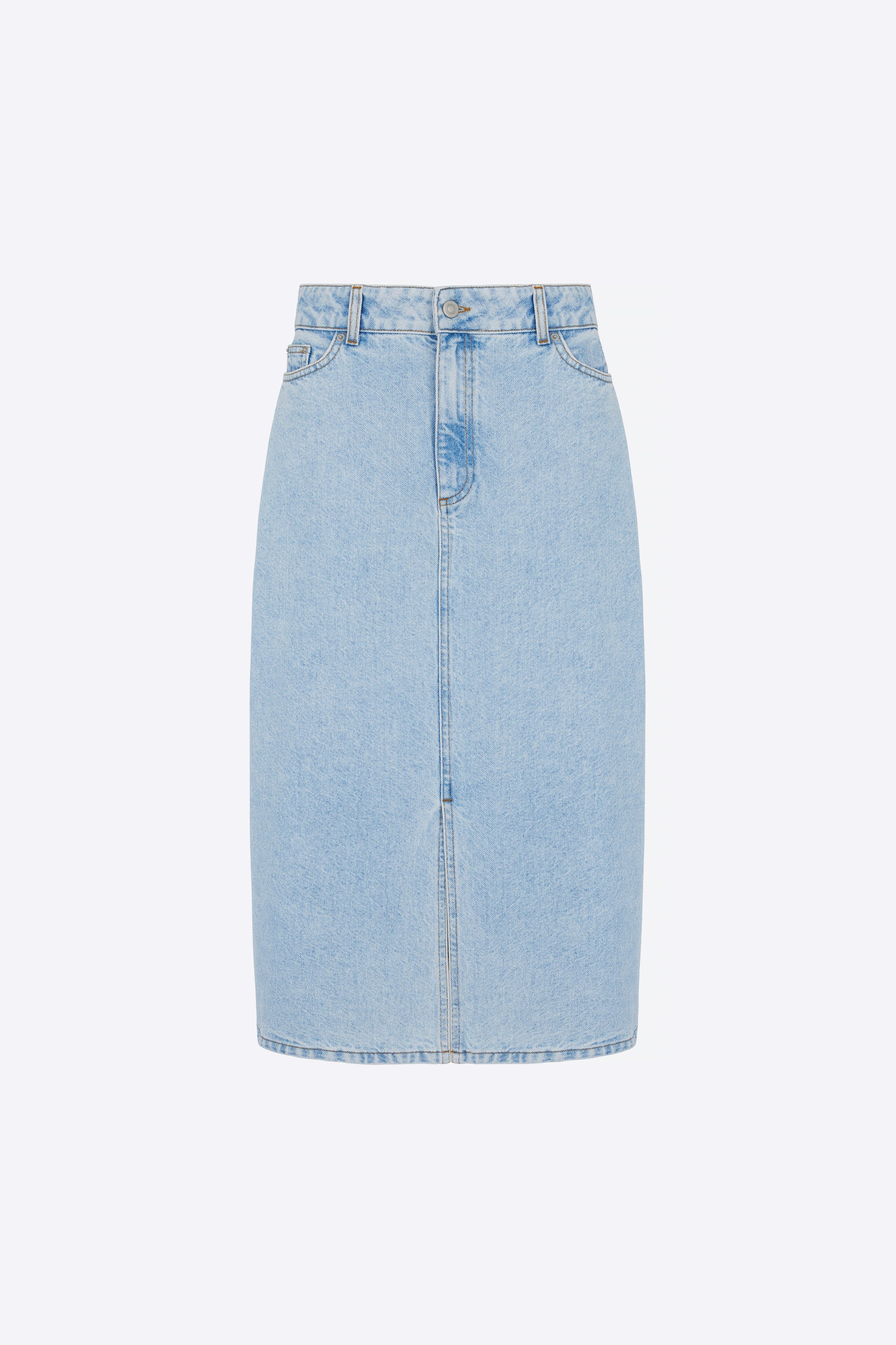 Greta Midi Denim Skirt | Aligne UK