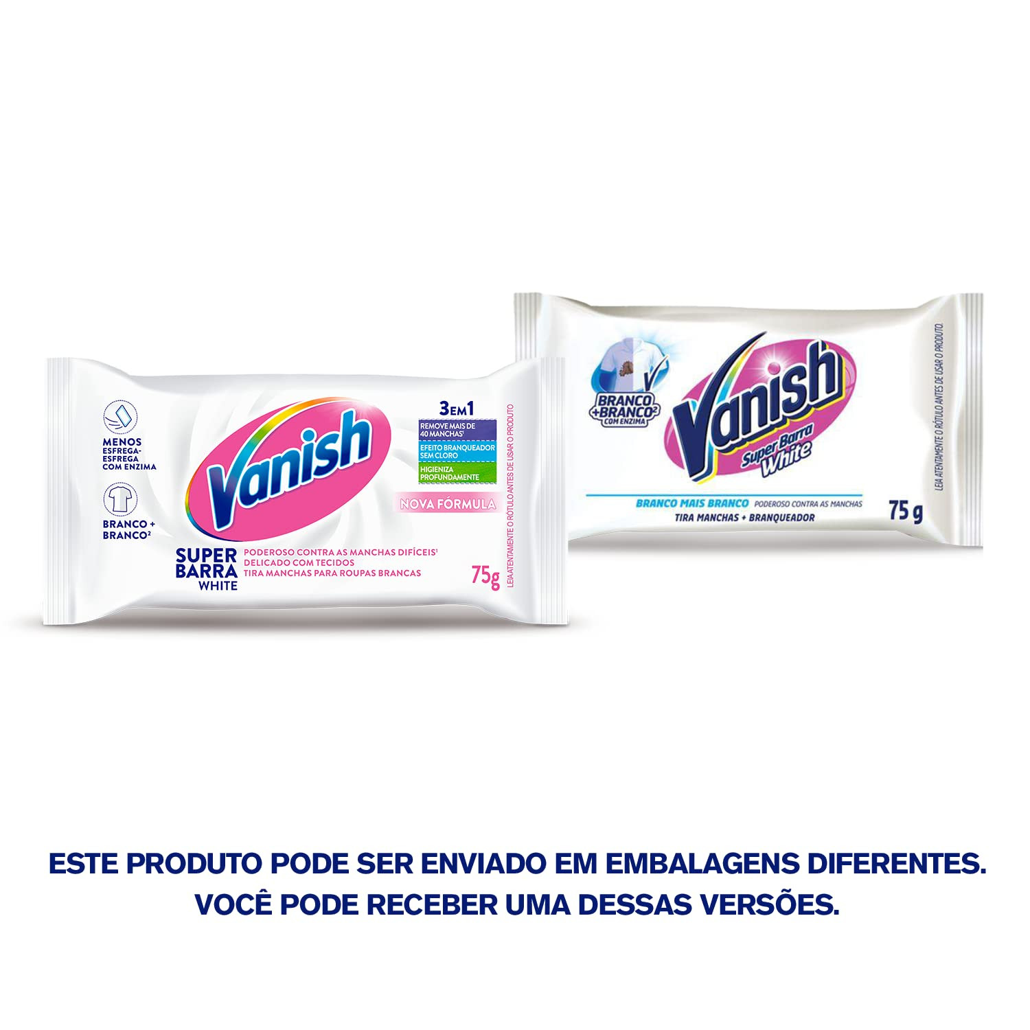 Vanish Tira Manchas Em Barra White 75G Para Roupas Brancas | Amazon (BR)
