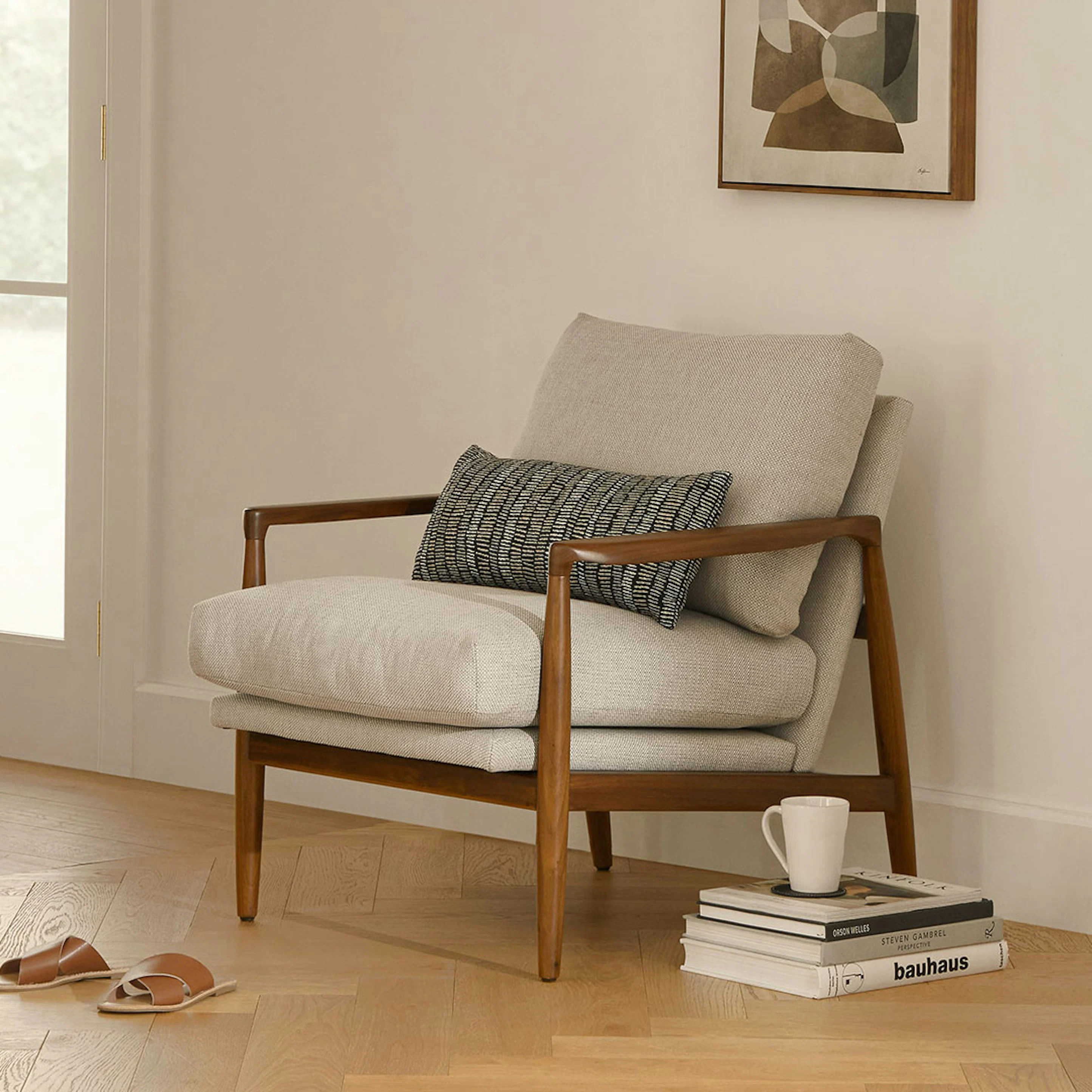 Bavel 28.5" Lounge Chair - Field Gray | Article