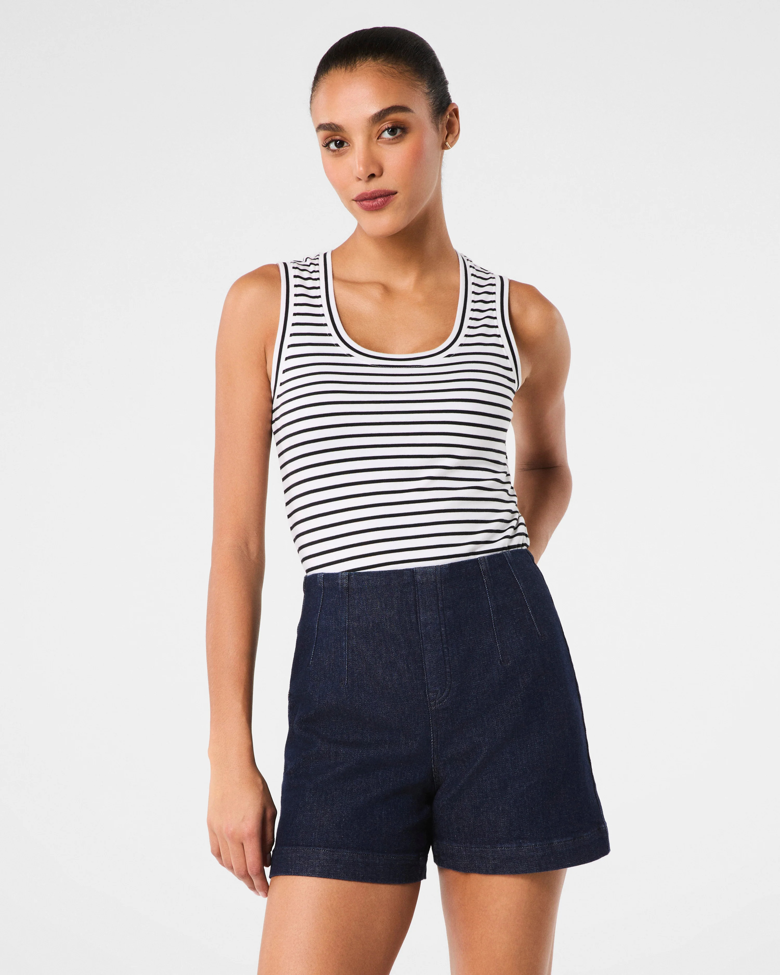 SPANXshape™ Original EveryWearZero Waistband Jean Shorts, 5" | Spanx