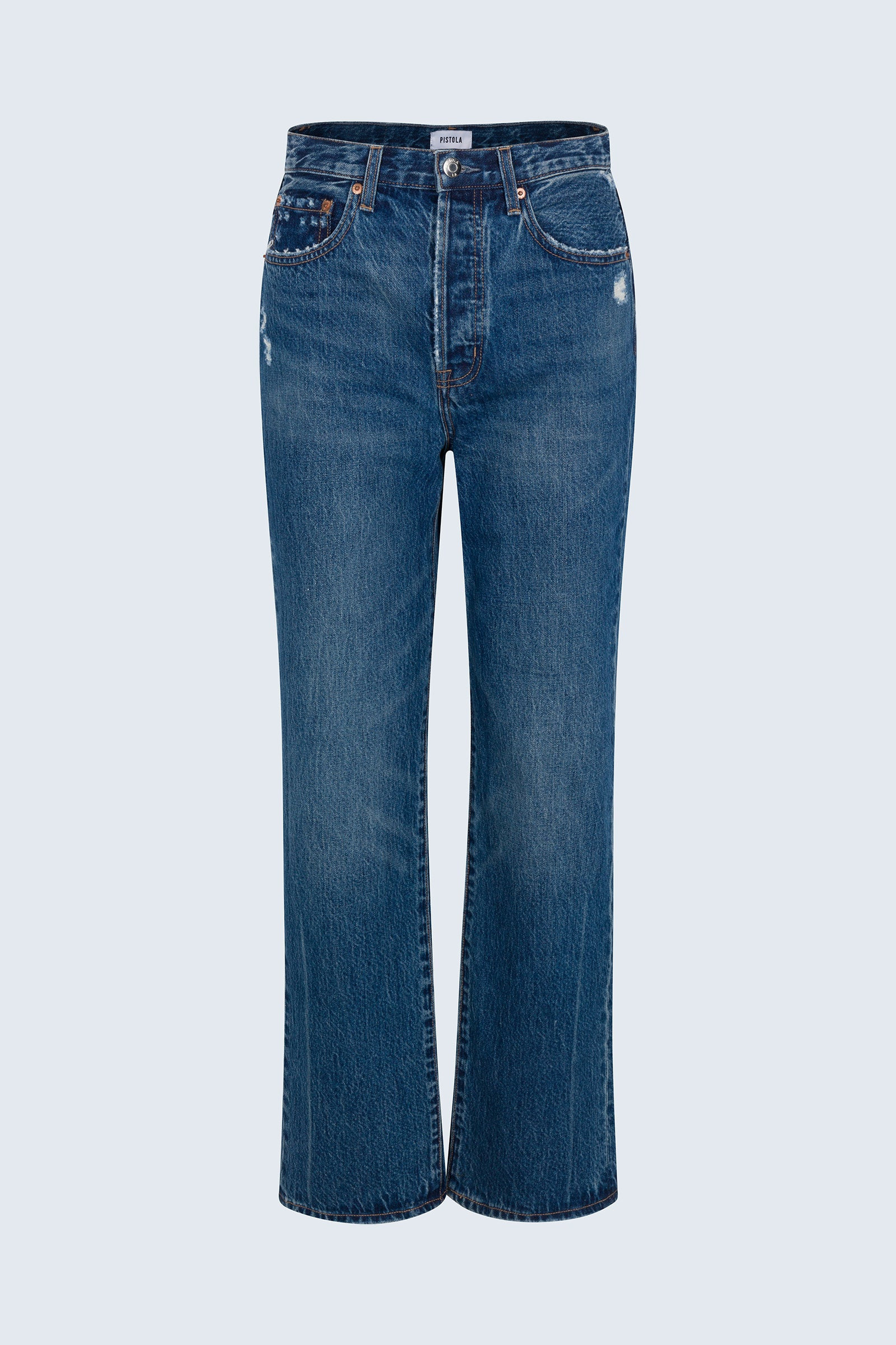 Cassie Super High Rise Straight Jean - Cameo Vintage | Pistola Denim