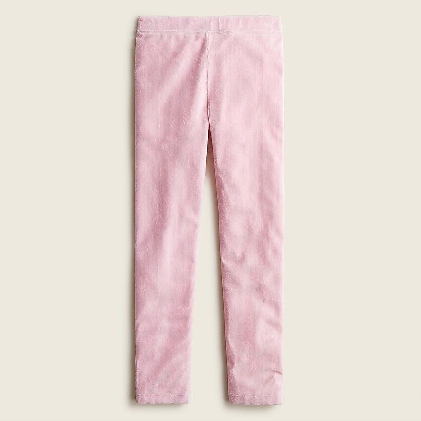 Girls' stretch cozy cord leggings | J.Crew US