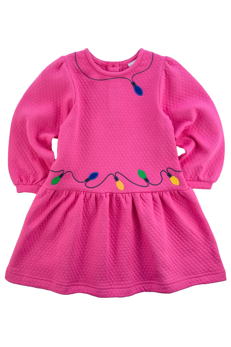 Jacquard Knit Dress With String Lights | Florence Eiseman