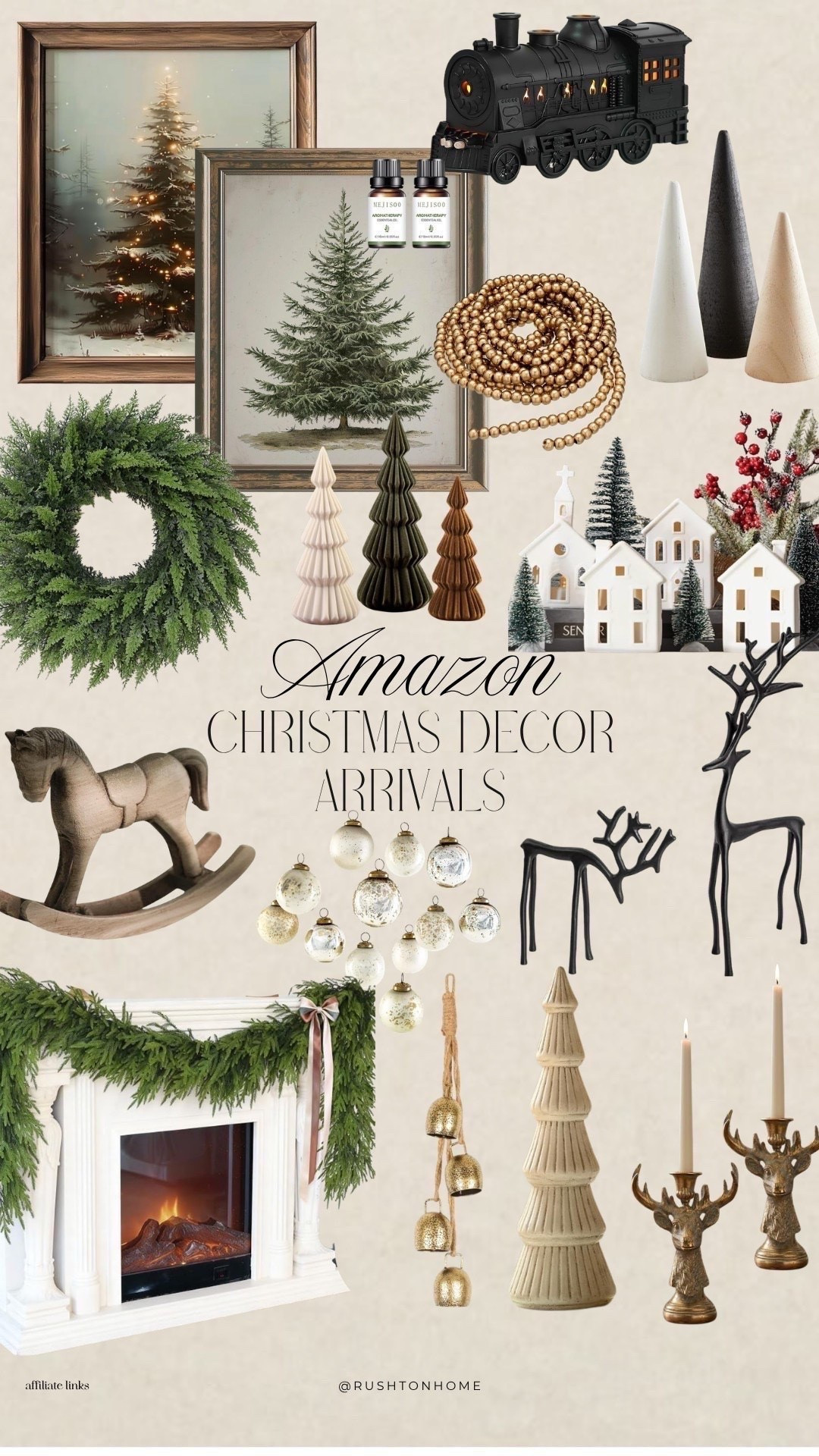 I’m slowly bringing Christmas into the home, and these finds are making it so easy to create that warm, collected holiday feeling. 🎄🤎

I love Christmas decor that feels timeless and a little nostalgic rather than overly themed. Think warm wood tones, vintage-inspired details, classic greenery, brass accents, and those little pieces that look like they could have been collected over the years.

From charming village houses and ceramic trees to bells, candle holders, wreaths, and garland, it’s the small details that make a home feel especially magical this time of year. ✨

A little traditional, a little old-world, and easy to mix in with pieces you’ll want to bring out year after year. 🎄

#LTKHome #LTKSeasonal #LTKmomlife